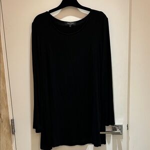 Classic Black Long Sleeve Top